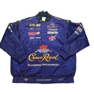 Vintage Kurt Busch 2005 Crown Royal Team Caliber XXXL Snap Jacket NOS Rare Size